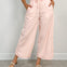 Wide Leg Mineral Wash Smocked Waistband Bottoms