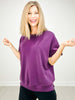 Soft Modal Oversized Short Sleeve Crew Top