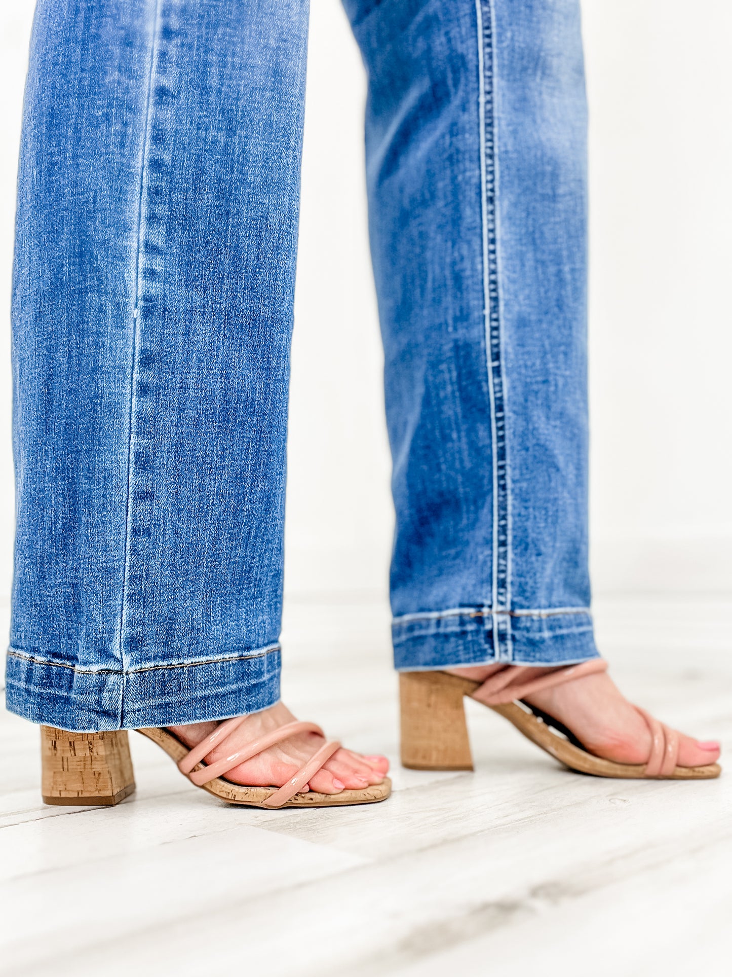 Judy Blue High Waist Double Button Wide Leg Jeans – Emma Lou's Boutique