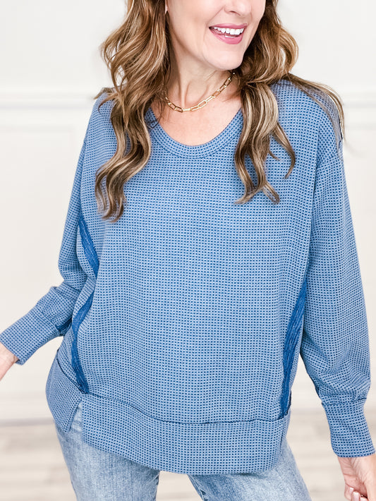 Thermal Long Sleeve Top with Banded Sleeves and Bottom - Group A