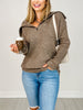 Long Sleeve Solid Knit Zip Up Collar