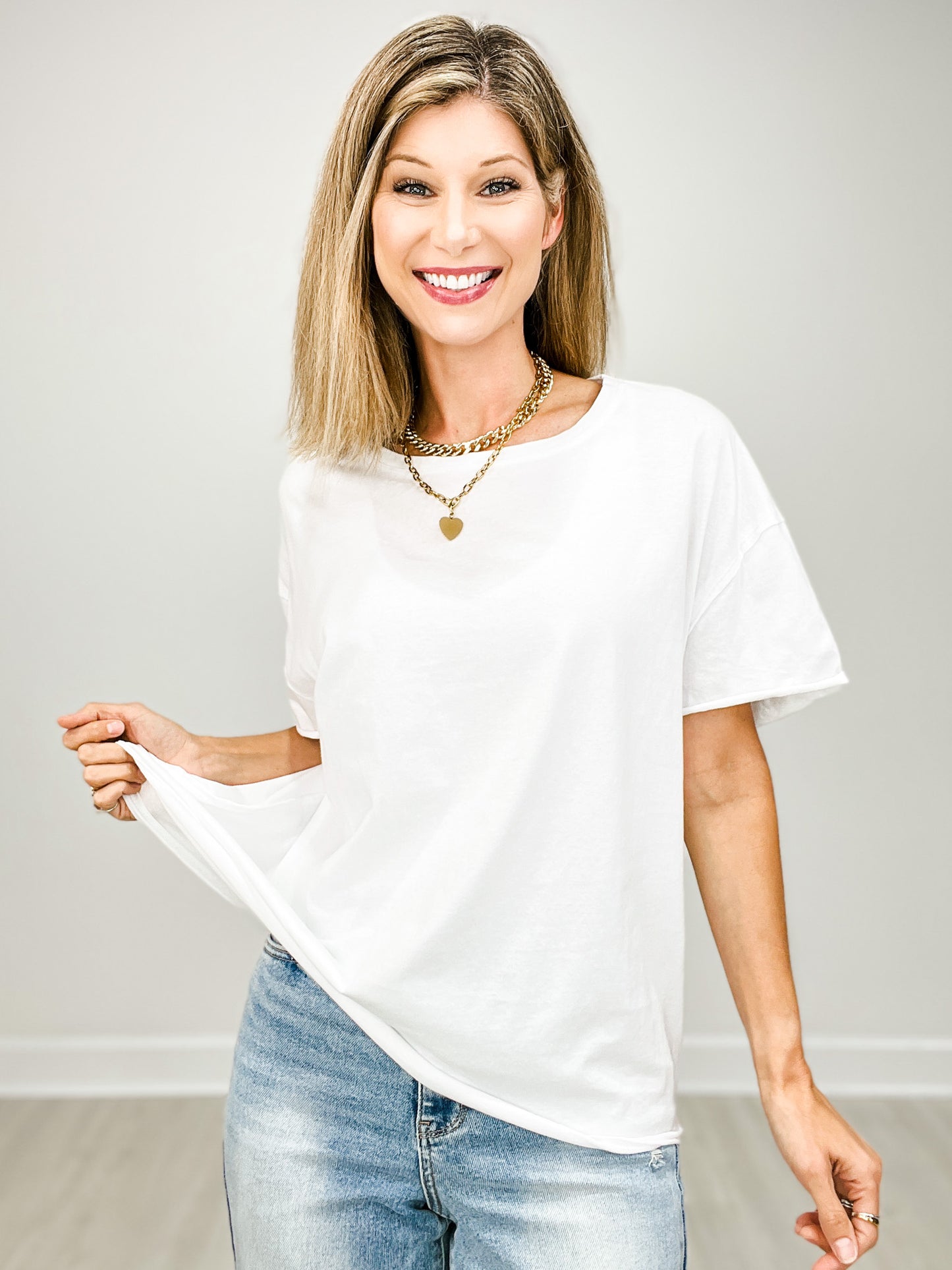 30A  OVERSIZE ROUND NECK T-SHIRT