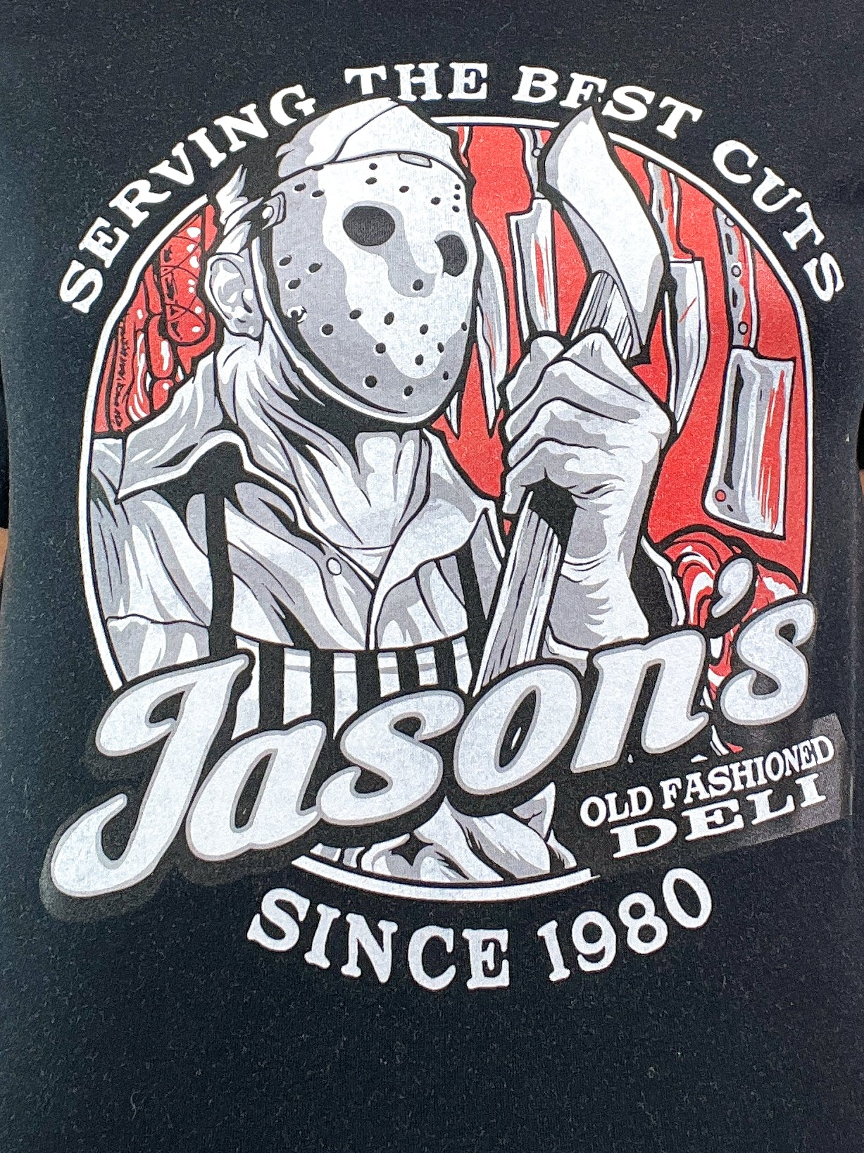 Friday The 13th Jason's Cuts Graphic Top