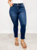 Judy Blue NIRVANA High-Waist Double Waist Band Capri Jeans