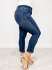 Judy Blue NIRVANA High-Waist Double Waist Band Capri Jeans