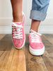 Corkys Glaring Pink Chunky Glitter Raised Sneaker Shoes