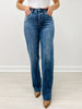 Judy Blue "JUDY" High Rise Hidden Button Fly Straight Leg Jeans