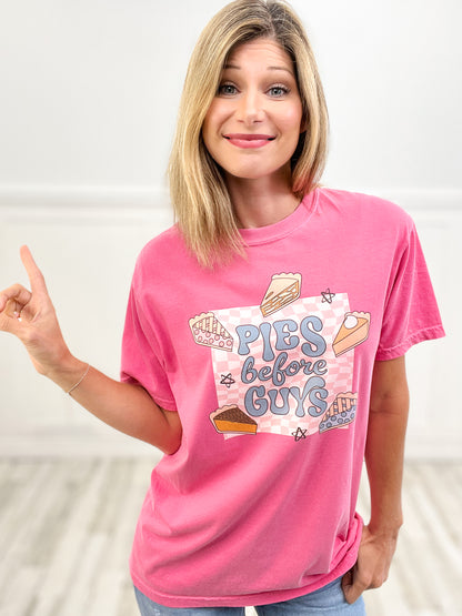 Pies Before Guys Thanksgiving Graphic Tee