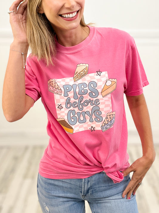 Pies Before Guys Thanksgiving Graphic Tee