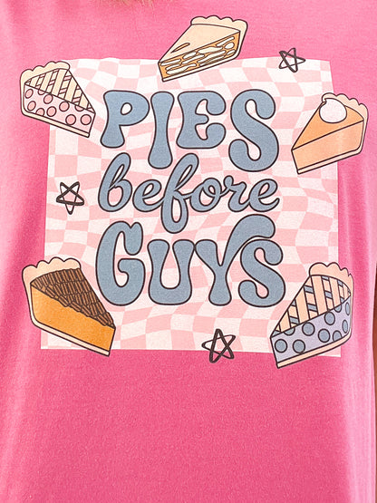 Pies Before Guys Thanksgiving Graphic Tee