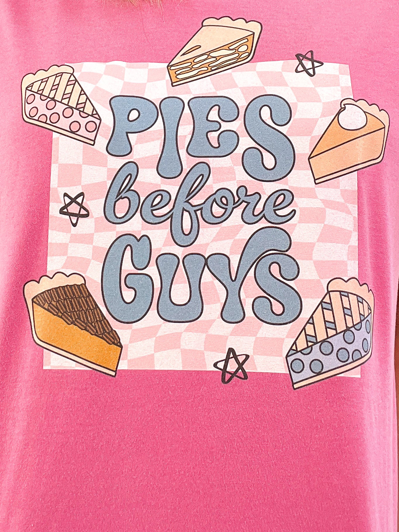 Pies Before Guys Thanksgiving Graphic Tee