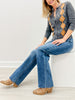 Judy Blue "JUDY" High Rise Hidden Button Fly Straight Leg Jeans