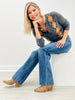 Judy Blue "JUDY" High Rise Hidden Button Fly Straight Leg Jeans