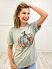 Hello Fall Pumpkin Embellished Thanksgiving Graphic Tee