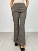 Plaid Full Length Wide Leg Pants