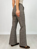 Plaid Full Length Wide Leg Pants