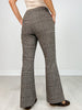 Plaid Full Length Wide Leg Pants