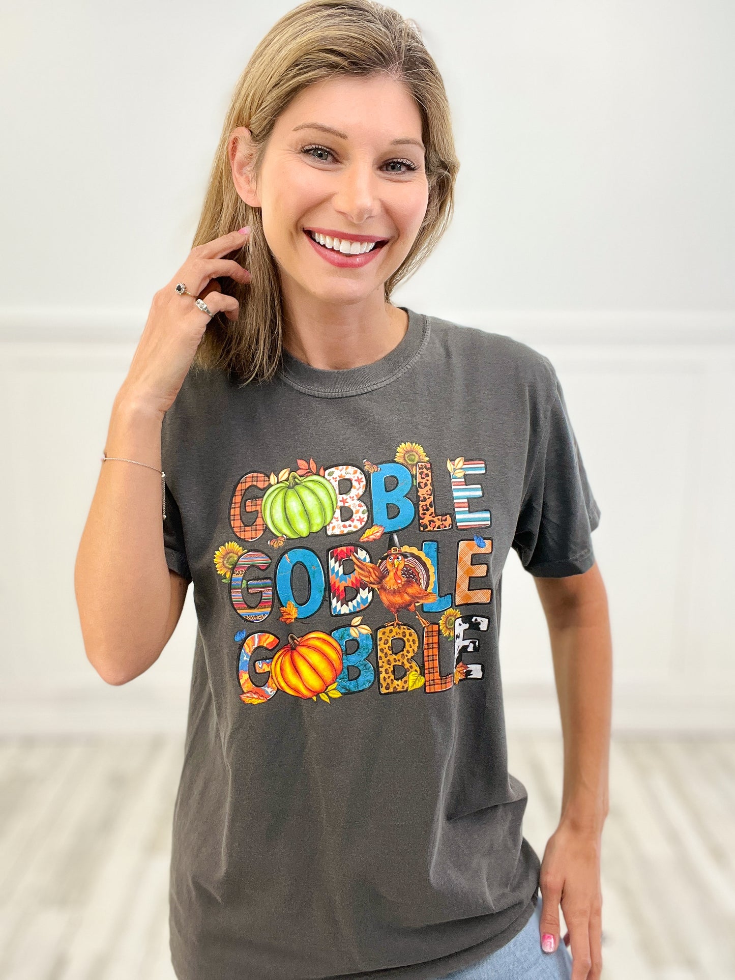 Gobble Gobble Gobble Graphic Tee