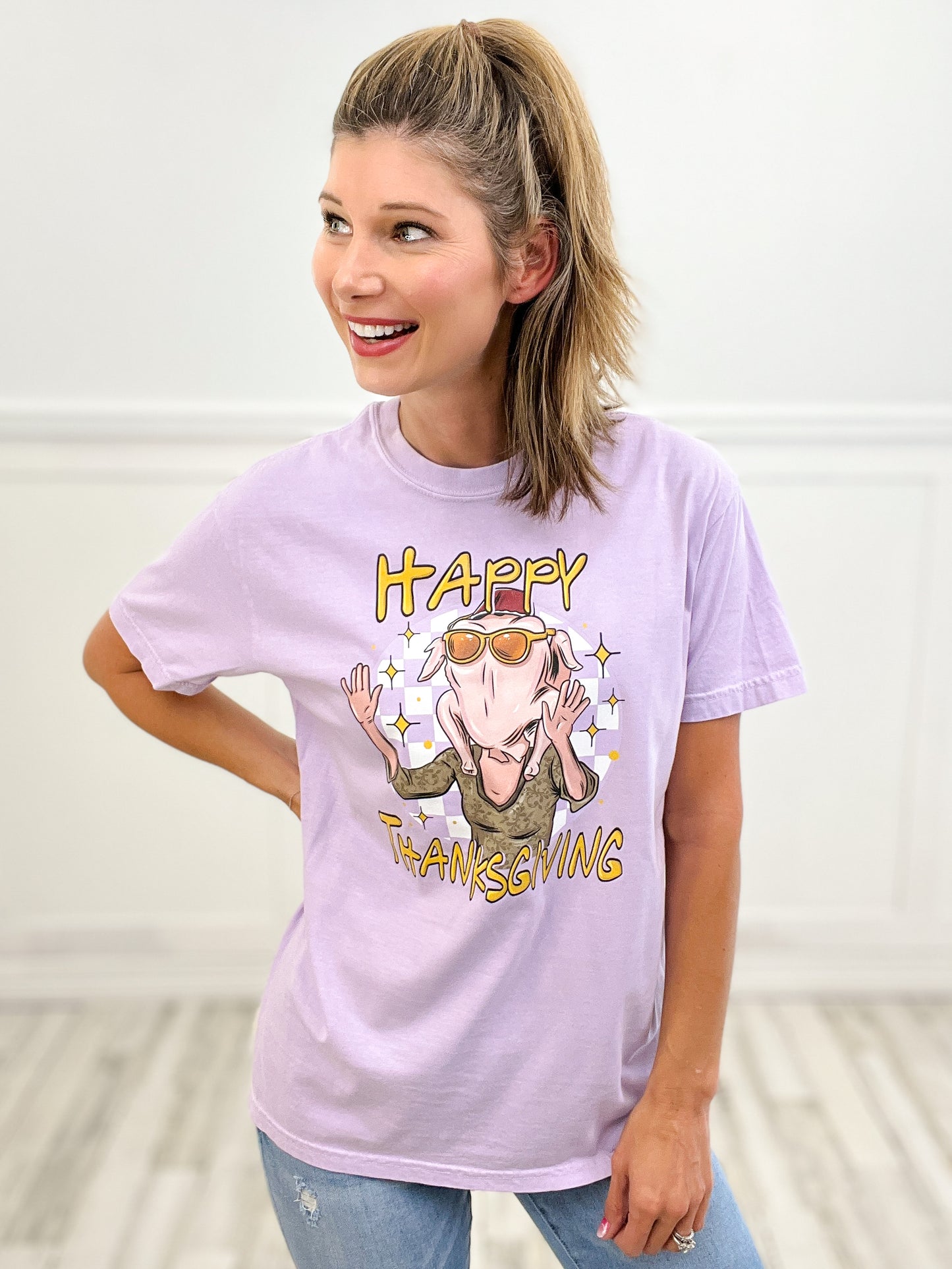 Happy Thanksgiving Friends Graphic Tee