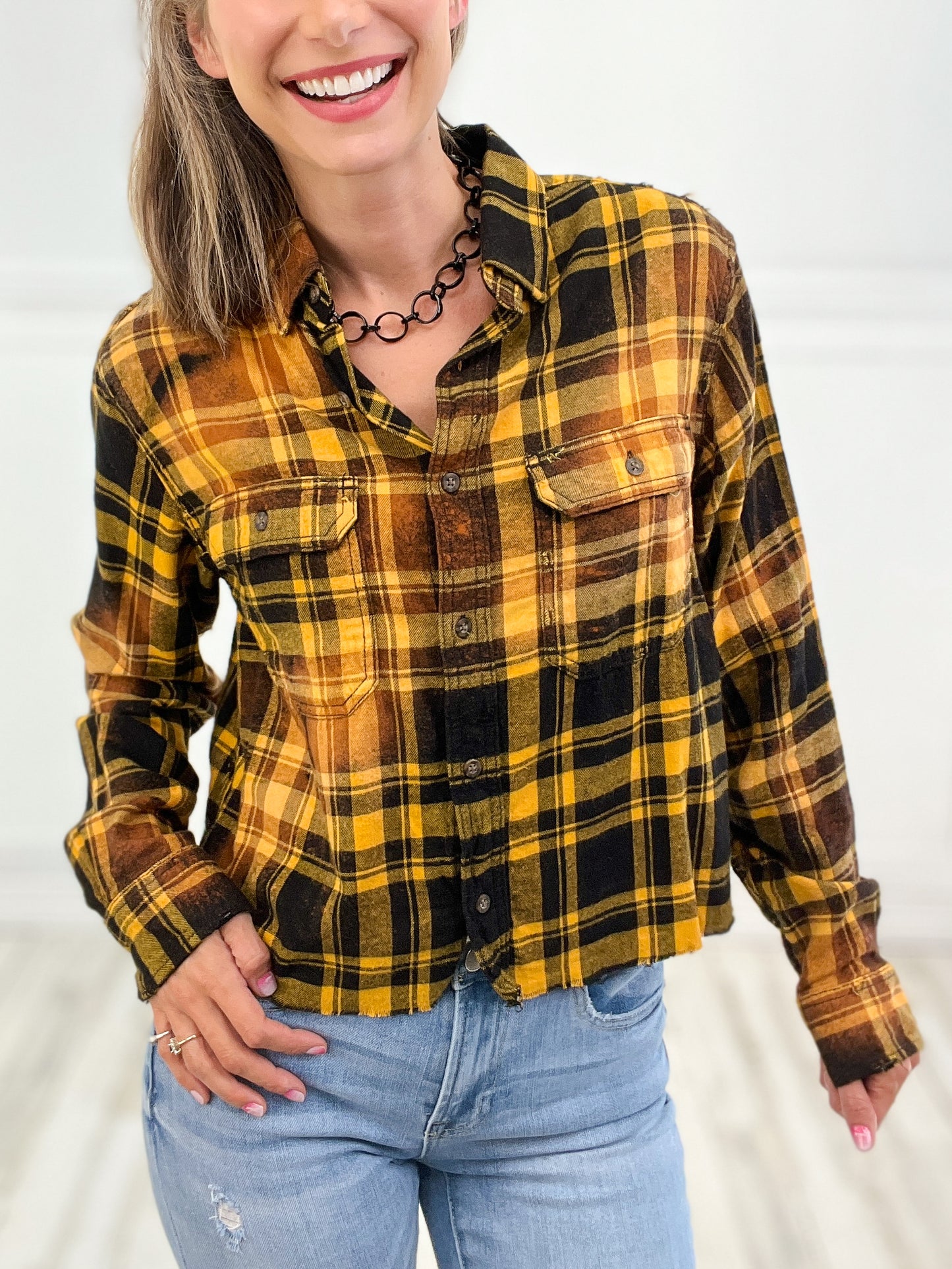 Cropped Mystery Flannel