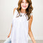 Cotton Poly Sleeveless Top