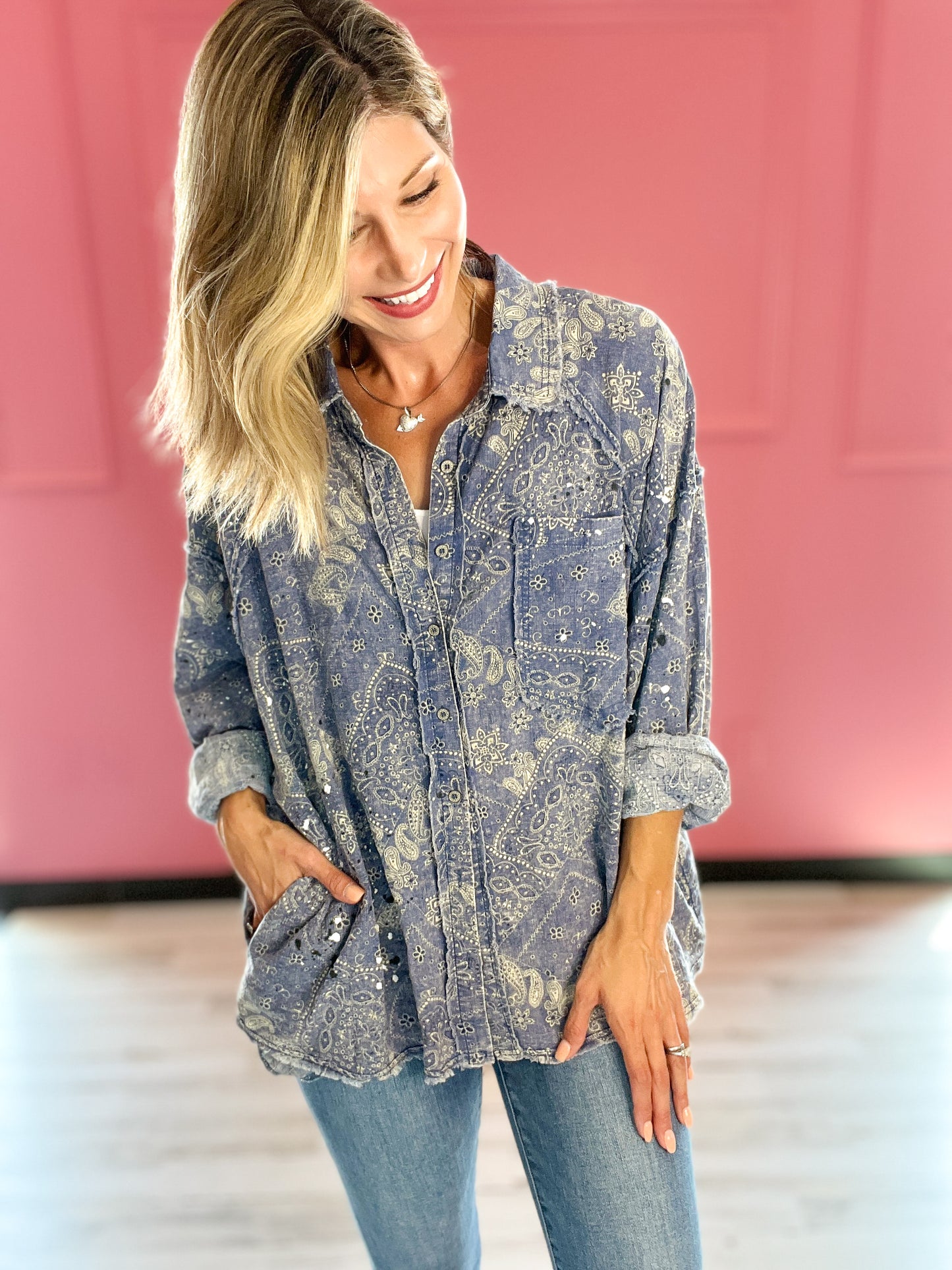 Ranch Ready Button Down Shirt