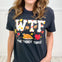 WTF Wine Turkey Family Graphic Tee