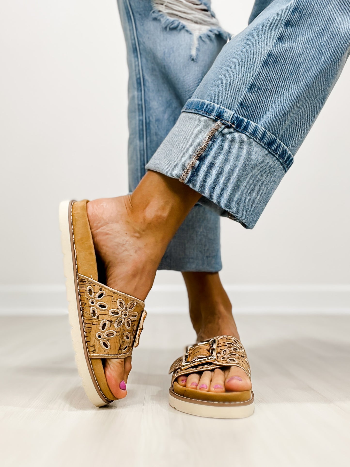 Corkys Slid in My DM Slides with Buckle in CORK – Emma Lou's Boutique