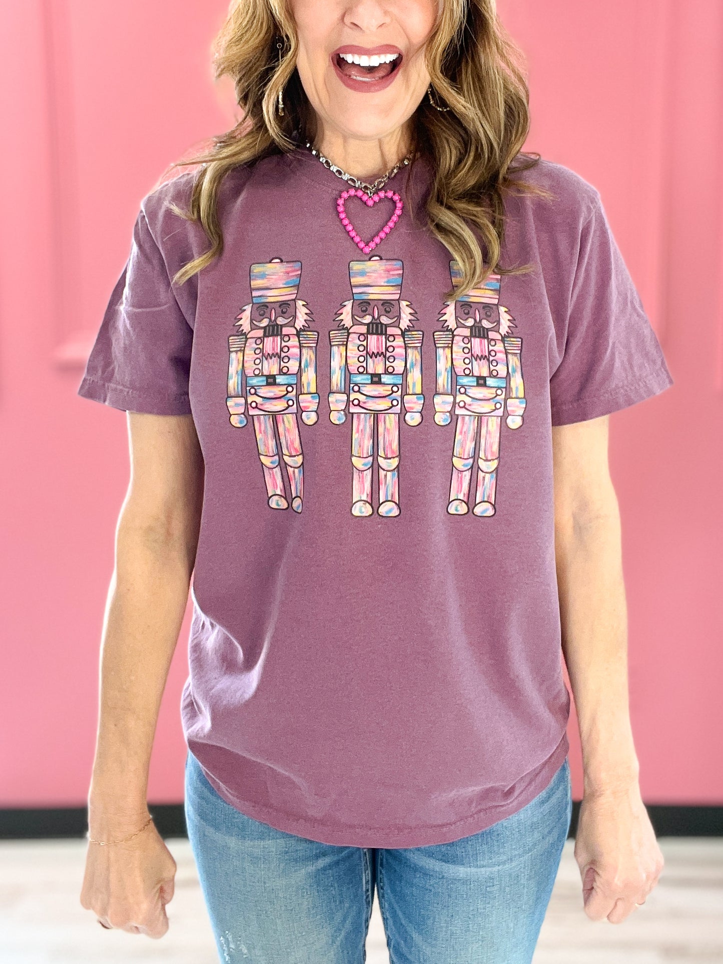 Colorful Nutcrackers Graphic Top