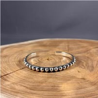 5 MM Oxidized Ball Cuff