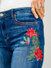 Happy Holly Boot Cut Embroidered Jeans
