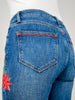 Happy Holly Boot Cut Embroidered Jeans