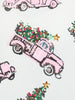 Queen of Sparkles White Trucks with Christmas Trees Sweatshirt