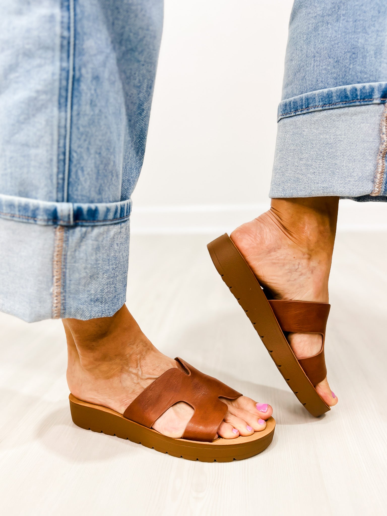 Corkys Hold Please Sandals in BOURBON