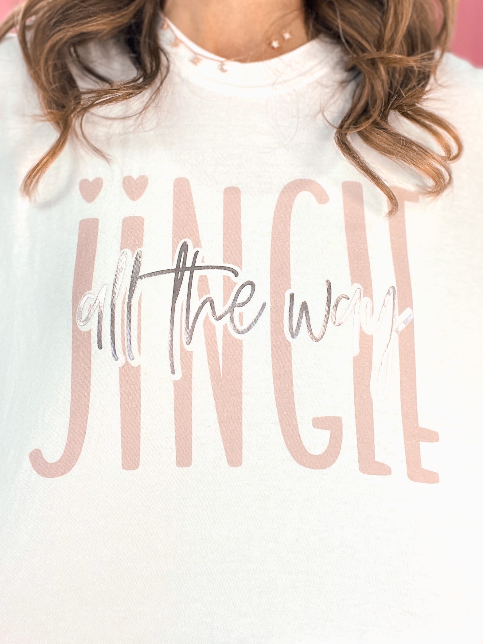 Jingle All The Way Embellished Graphic Tee