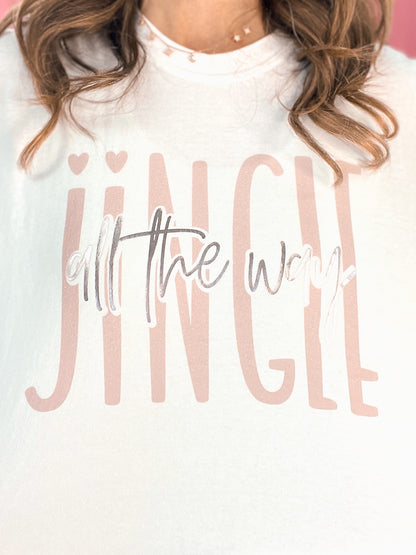 Jingle All The Way Embellished Graphic Tee