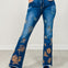 Boot Cut Ombre Etched Jean