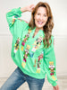 Queen of Sparkles Green Nutcracker Band Sweatshirt