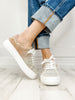 Corkys Bedazzle Shoe in Silver Gold Ombre