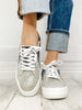 Corkys Bedazzle Shoe in Silver Black Ombre