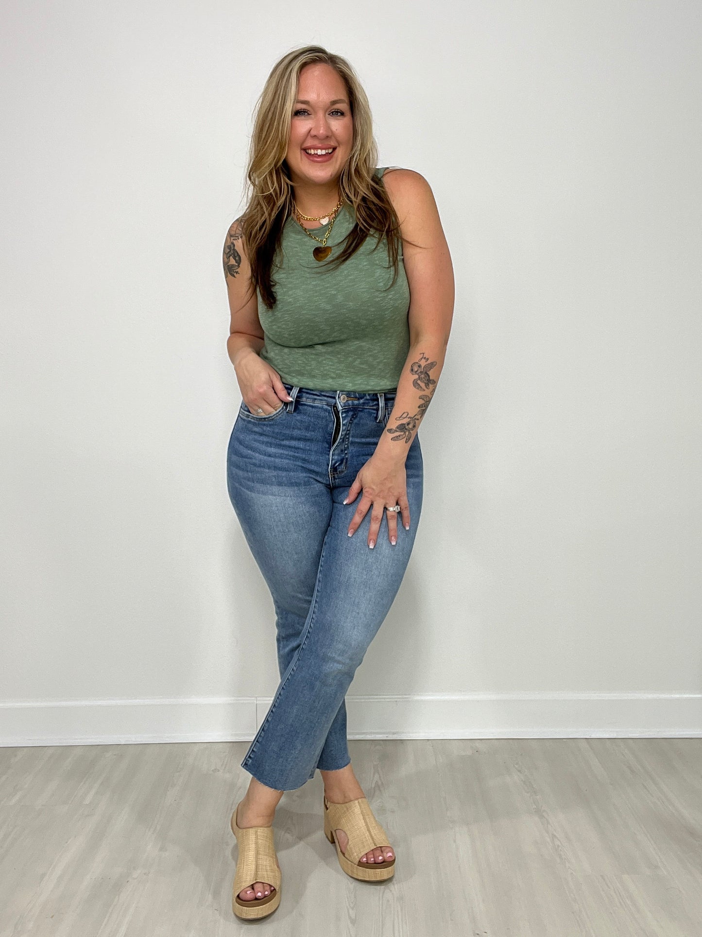 Lovervet by Vervet EASY ON ME Hi-Rise Kick Flare Jeans