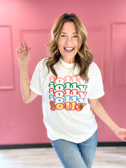 Jolly Gold Foil Graphic Tee