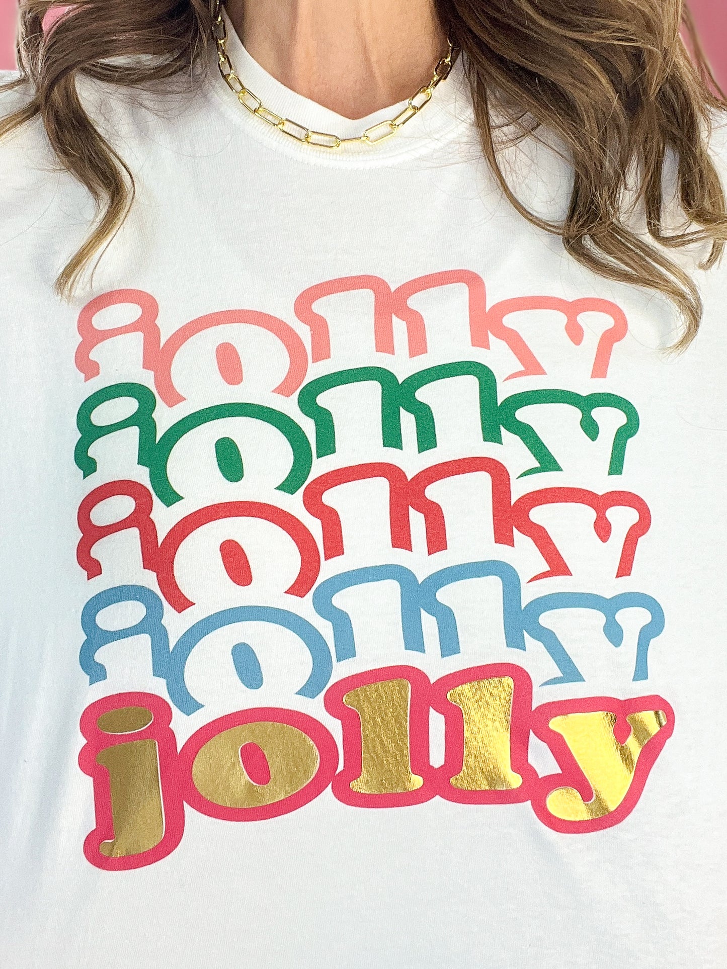 Jolly Gold Foil Graphic Tee