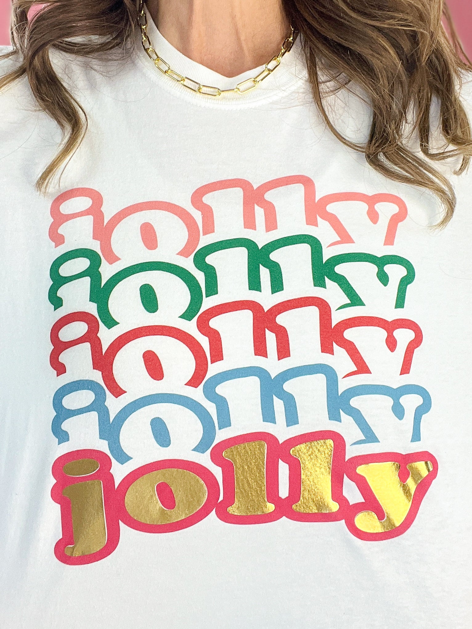 Jolly Gold Foil Graphic Tee
