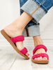 Corkys Iced Tea Sandals  FUCHSIA CRYSTALS