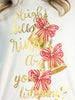 Sleigh Bells Ring Gold Foil Graphic Tee