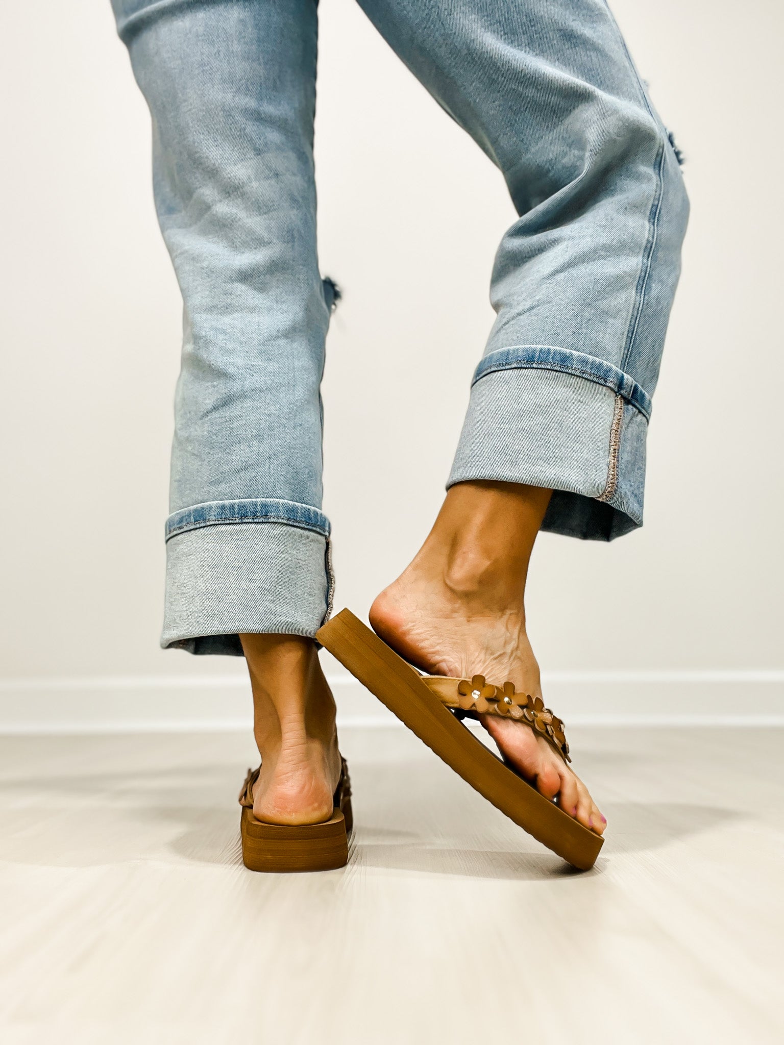 Corkys No Running Flip-Flops in CARAMEL