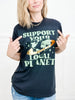 Support Your Local Planet Gold Foil Graphic Tee
