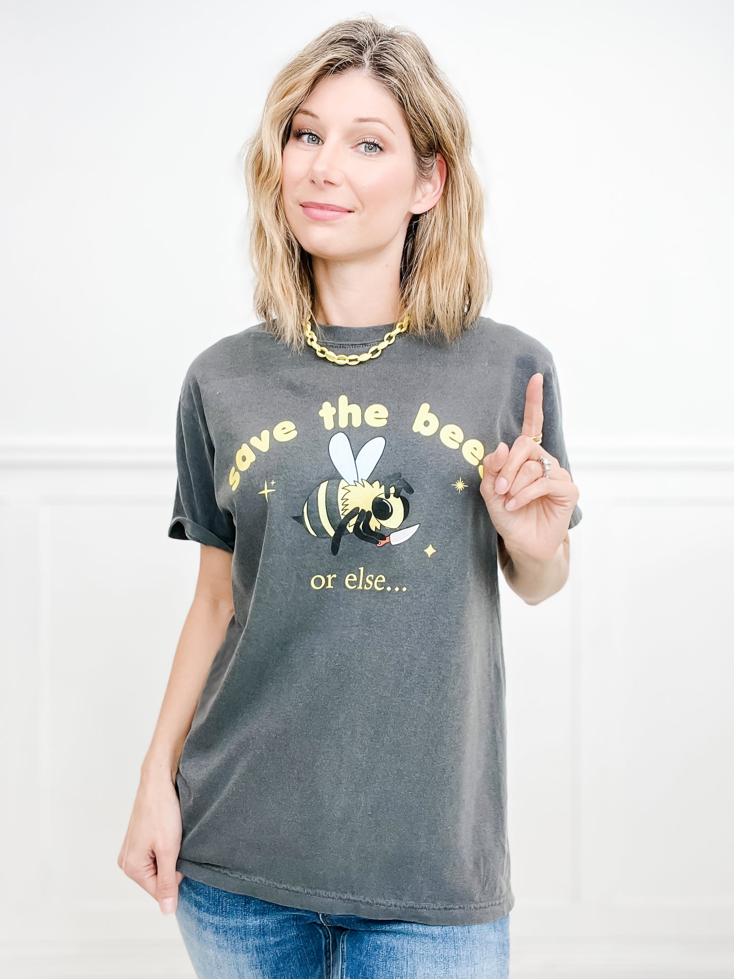 Save The Bees... Or Else Graphic Tee