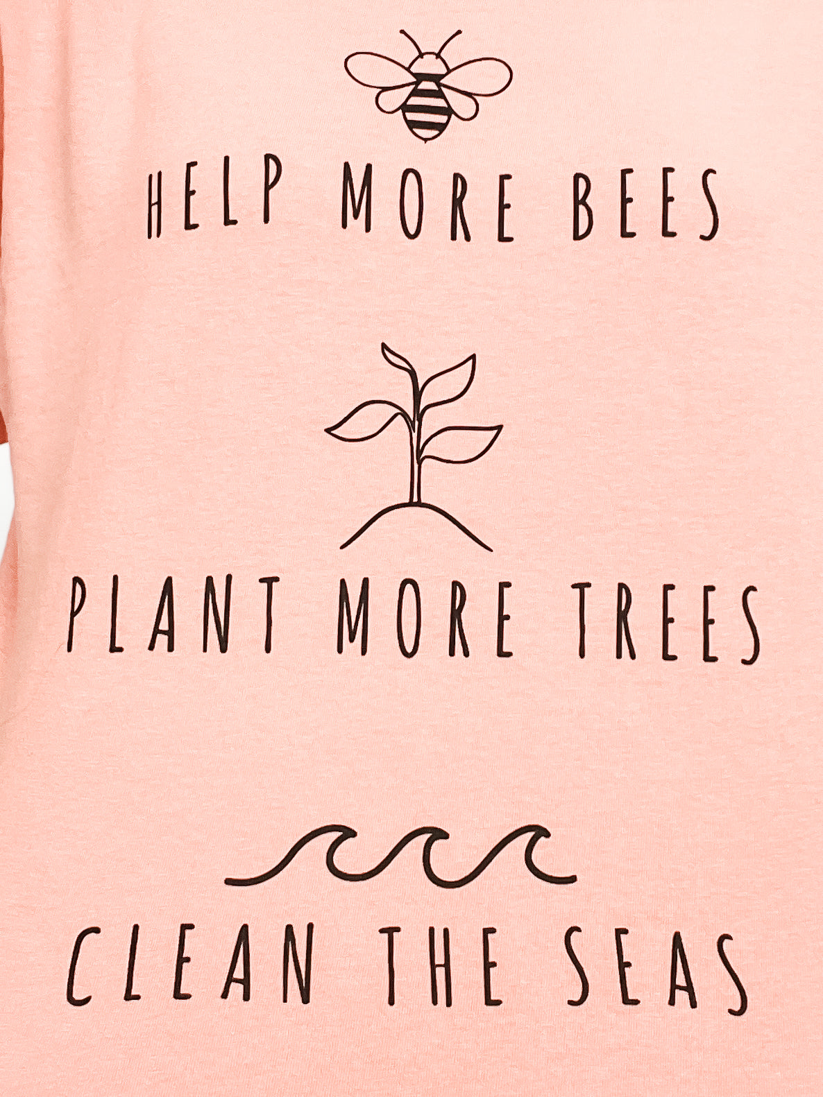 Help, Plant, Clean Graphic Tee